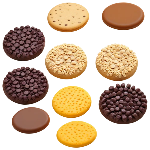 brigadeiros,grains,emulsifiers,microcapsules,pollens,mustard seeds,wafer cookies,microspheres,legumes,pulses,colored spices,isolated product image,chocolate chips,oilseeds,aflatoxins,lecithin,wafers,lentils,cheerios,food ingredients,Illustration,Realistic Fantasy,Realistic Fantasy 22