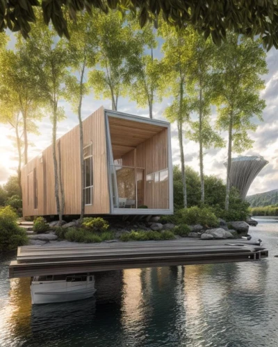 house by the water,cube stilt houses,floating huts,houseboat,snohetta,cubic house,house with lake,houseboats,boat house,cube house,summer house,timber house,aqua studio,prefab,inverted cottage,dunes house,pool house,pavillon,prefabricated,boathouses,Common,Common,Photography