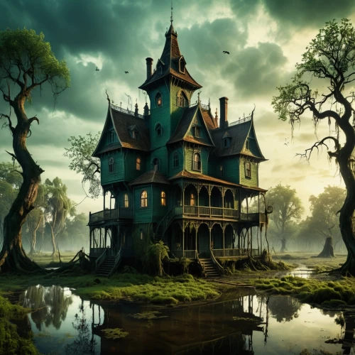 witch's house,witch house,house in the forest,fairy tale castle,the haunted house,ghost castle,haunted castle,haunted house,forest house,fantasy picture,dreamhouse,tree house,blackmoor,fairytale castle,treehouses,house silhouette,gothic style,fantasy landscape,elfland,halloween background