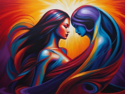 amantes,affirmance,garamantes,man and woman,couple in love,vivants,all forms of love,heart chakra,romanza,vibrantly,romanced,romancing,romantic portrait,courtship,loveromance,entwined,amoureux,wooing,handing love,empath,Illustration,Realistic Fantasy,Realistic Fantasy 25