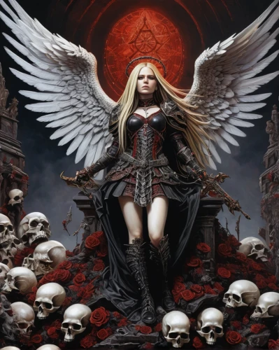 dark angel,death angel,angel of death,black angel,archangel,fallen angel,samael,seraphim,the archangel,angels of the apocalypse,angelology,angel and devil,demoness,baroque angel,maiden,satana,pernicious,abaddon,seraph,infernal,Illustration,Realistic Fantasy,Realistic Fantasy 33