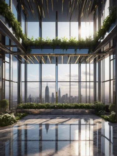 titanum,1 wtc,hudson yards,penthouses,sky apartment,skyscapers,residential tower,atriums,skyscraper,sky space concept,glass building,roof landscape,roof garden,the skyscraper,glass wall,ctbuh,terrarium,skyscrapers,arcology,tishman,Illustration,Paper based,Paper Based 18