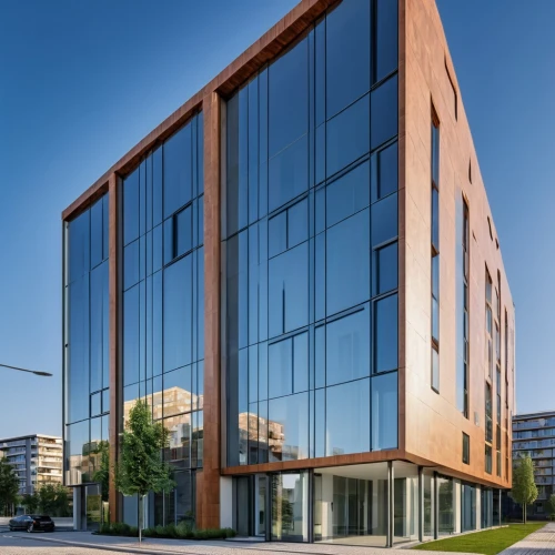 glass facade,office building,new building,skolkovo,biotechnology research institute,bocconi,phototherapeutics,genzyme,tveruniversalbank,headquarter,modern building,office buildings,glass building,nbbj,metal cladding,headquaters,ucsf,vneshtorgbank,newbuilding,iupui,Photography,General,Realistic