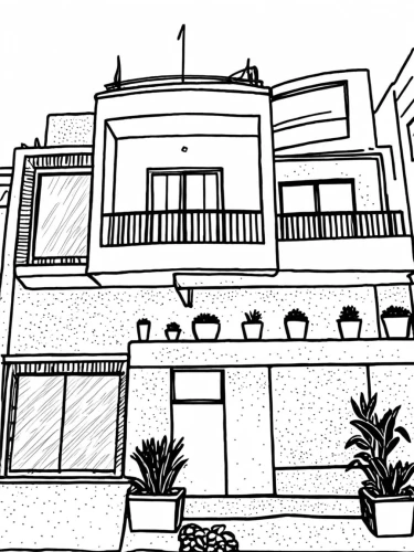 sketchup,houses clipart,line drawing,house drawing,exterior decoration,mono-line line art,residential house,coreldraw,residencial,facade painting,macpaint,frontages,revit,coloring page,mono line art,habitaciones,art deco,house front,guesthouses,residence,Design Sketch,Design Sketch,Rough Outline