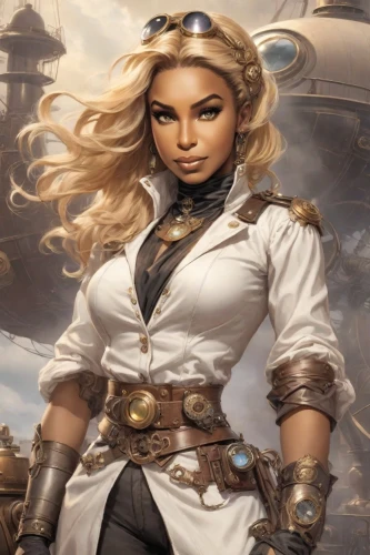 aveline,steampunk,lumidee,afrofuturism,teairra,zarina,liora,shadrake,krietor,female warrior,mayhle,jaina,kittani,ororo,kima,azamiyah,nelisse,amora,jadiriyah,naela,Digital Art,Classicism