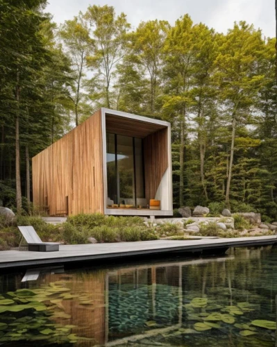 house by the water,snohetta,house with lake,bohlin,new england style house,summer house,timber house,inverted cottage,forest house,summer cottage,bunshaft,floating huts,boat house,deckhouse,cubic house,wooden sauna,squam,small cabin,dunes house,pool house,Architecture,Villa Residence,Masterpiece,Elemental Modernism