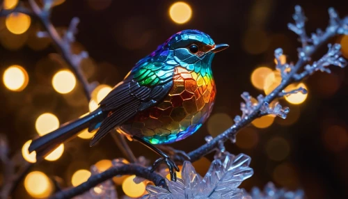glass yard ornament,glass ornament,ornamental bird,colorful birds,an ornamental bird,christmas light,decoration bird,bird on the tree,christmas lantern,beautiful bird,night bird,christmas lights,colorful light,garland of lights,peacock,tree lights,bird on tree,christmas colors,ocellated,color feathers,Photography,General,Cinematic