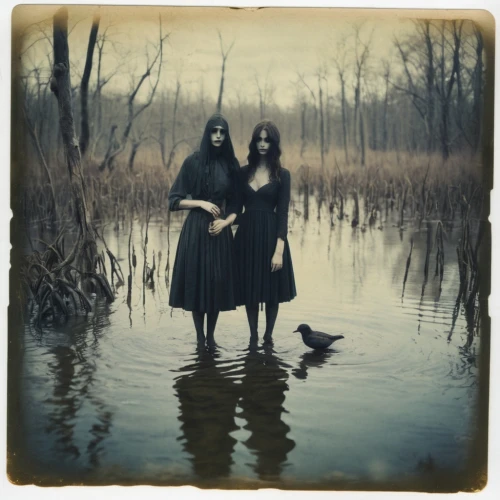 covens,norns,gothic portrait,naiads,pictorialism,sorceresses,priestesses,bottomlands,tintype,cocorosie,revenants,marshes,harmlessness,collodion,hekate,mourners,floodwater,floodwaters,lodgers,martyrium,Photography,Documentary Photography,Documentary Photography 03