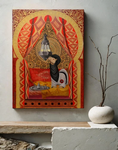 dharma wheel,indian art,navaratri,thangka,wall decor,indigenous painting,bohemian art,bodhisattva,khokhloma painting,khomam,woodblock prints,milarepa,ganapati,oriental lantern,interior decor,kundalini,ganesha,airbnb icon,mahasiddha,buddha figure