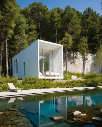 summer house,cubic house,inverted cottage,pool house,dunes house,modern house,mirror house,holiday villa,holiday home,prefab,cube house,mid century house,modern architecture,dreamhouse,mahdavi,forest house,summer cottage,house in the mountains,house with lake,eisenman,Photography,General,Realistic