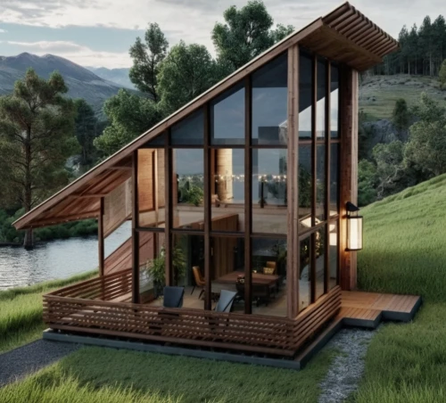 electrohome,the cabin in the mountains,small cabin,inverted cottage,timber house,wooden house,cubic house,grass roof,prefab,floating huts,house in the mountains,house in mountains,house by the water,summer cottage,house trailer,greenhut,log home,prefabricated,house with lake,frame house,Photography,General,Commercial