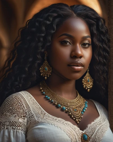 niobe,maliana,esmeralda,amaka,binti,akilah,tiana,aminata,african woman,azilah,fantasy portrait,kunbi,mariama,danai,fatoumata,nubia,aeshna,teferi,maria bayo,azanian,Photography,General,Fantasy