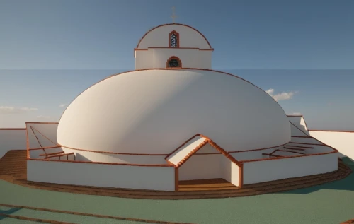 roof domes,cupolas,dome roof,3d rendering,3d render,3d model,round hut,odomes,3d rendered,render,igloos,stupa,musical dome,round house,dome,superadobe,santorini,mykonos,domes,roof landscape,Photography,General,Realistic