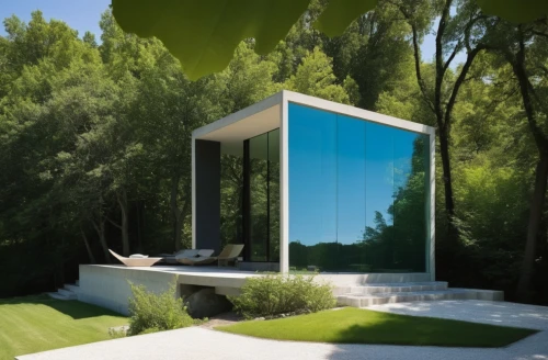 mirror house,cubic house,cube house,landscape design sydney,summer house,modern house,mahdavi,modern architecture,champalimaud,landscape designers sydney,pool house,pavillon,inverted cottage,corten steel,glass facade,3d rendering,aqua studio,water cube,mikvah,siza,Photography,General,Realistic