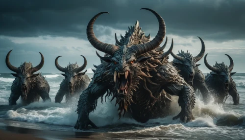 narathorn,behemoth,mastodon,angmar,kadath,nidaros,kattegat,beheira,gwardia,morgoth,charybdis,beastmen,vikings,dagon,irminsul,nekron,sea monsters,thorkild,god of the sea,viking ship,Photography,General,Fantasy