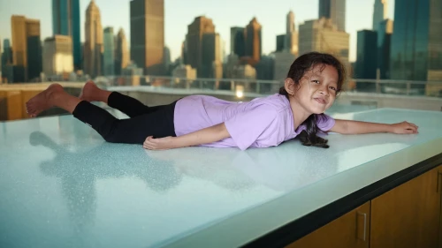 giantess,countertop,counter top,planking,glass wall,woman laying down,planked,pilates,bar counter,skydeck,yotel,giada,glass picture,splits,countertops,elastigirl,corian,compositing,3d background,flexibility