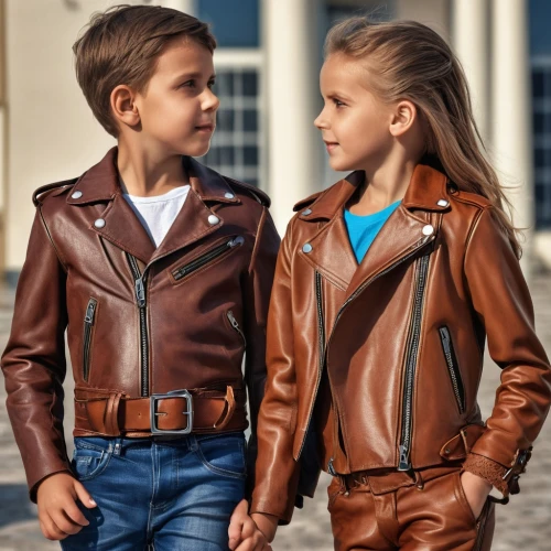 vintage boy and girl,little boy and girl,girl and boy outdoor,boys fashion,horsehide,young model istanbul,childrenswear,leather texture,leathers,leathery,boy and girl,leather,futuro,vintage children,leather jacket,nieuports,piccoli,children is clothing,futur,spirou,Photography,General,Realistic
