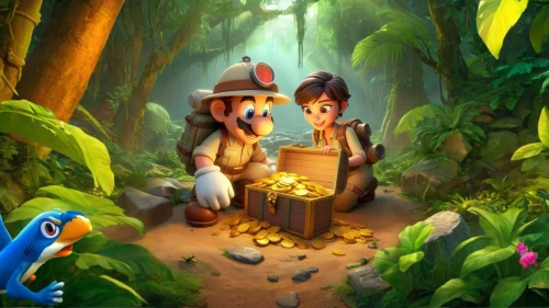 game illustration,spelunkers,cartoon video game background,cartoon forest,romantic scene,spelunker,magical adventure,children's background,treasure hunt,explorers,background image,spelunking,fairy forest,campfire,fairy village,huegun,cute cartoon image,forest workers,lilo,caballeros