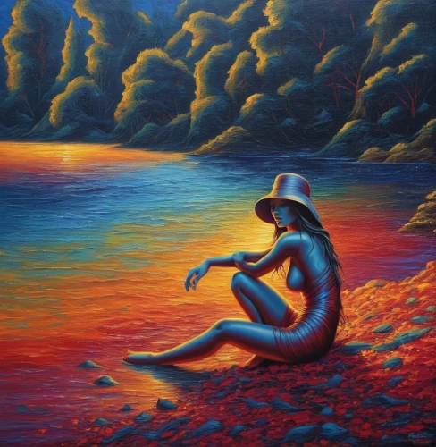 dubbeldam,girl on the river,oil painting on canvas,oil painting,man at the sea,mostovoy,oil on canvas,mexican painter,fisherman,art painting,dmitriev,fisherwoman,el mar,painting technique,beach landscape,lacombe,indigenous painting,woman playing,italian painter,the blonde in the river,Illustration,Realistic Fantasy,Realistic Fantasy 25