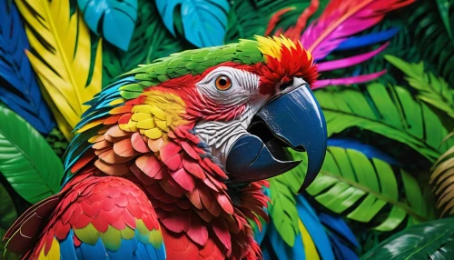 guacamaya,parrot feathers,beautiful macaw,macaw hyacinth,tropical bird,colorful birds,light red macaw,macaws of south america,scarlet macaw,tropical birds,rosella,macaw,moluccan cockatoo,color feathers,tropical bird climber,parrotheads,toco toucan,colorful background,parrotbills,pajaros,Conceptual Art,Sci-Fi,Sci-Fi 27