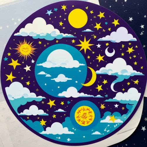 moon and star background,clipart sticker,weather icon,moon phase,life stage icon,circular star shield,mooncoin,background vector,planetarium,planisphere,circle icons,horoscope libra,star chart,skywatch,astronomico,gps icon,coreldraw,astronomer,celestial body,vector image,Unique,Design,Sticker