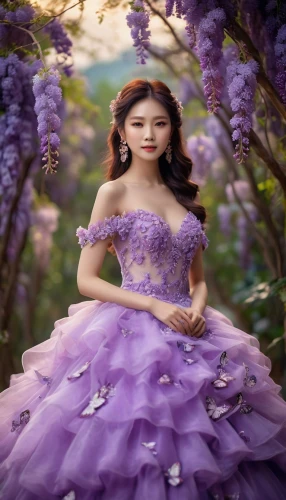 lilac blossom,fairy queen,purple lilac,lilac flower,precious lilac,fairy tale character,purple rose,lilac flowers,quinceanera dresses,lilac,violaceous,purple pageantry winds,the lavender flower,butterfly lilac,violette,fairytale,pale purple,rosa 'the fairy,fairy tale,lavender,Photography,General,Cinematic