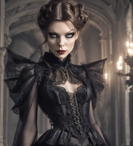 victoriana,gothic woman,gothic style,gothic dress,gothic portrait,victorian style,victorian lady,dark gothic mood,countess,vampire lady,corsetry,vampire woman,gothic,corsets,dark angel,black queen,bewitching,corset,dhampir,vanderhorst,Photography,Realistic