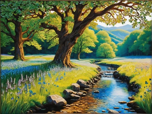 brook landscape,river landscape,meadow landscape,nature landscape,forest landscape,green landscape,landscape background,landscape nature,salt meadow landscape,river bank,landscape,rural landscape,mountain spring,home landscape,green trees with water,oil painting on canvas,springtime background,beautiful landscape,dubbeldam,nature background,Unique,Paper Cuts,Paper Cuts 08