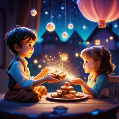 wishes,little boy and girl,diwali sweets,kids illustration,sparklers,romantic night,children's birthday,diwali festival,cute cartoon image,romantic dinner,romantic scene,deepawali,anniversaire,wishing,little girl with balloons,girl and boy outdoor,diwali,twinkling,candle light,happy birthday balloons,Unique,3D,Toy