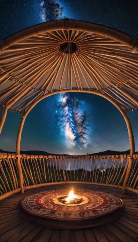 starry night,campfire,starry sky,stargazing,starscape,gazebos,ufo interior,fire pit,the night sky,firepit,romantic night,gazebo,beach tent,cabana,night sky,sky space concept,star trails,porch swing,meteor shower,moon and star background,Photography,General,Realistic