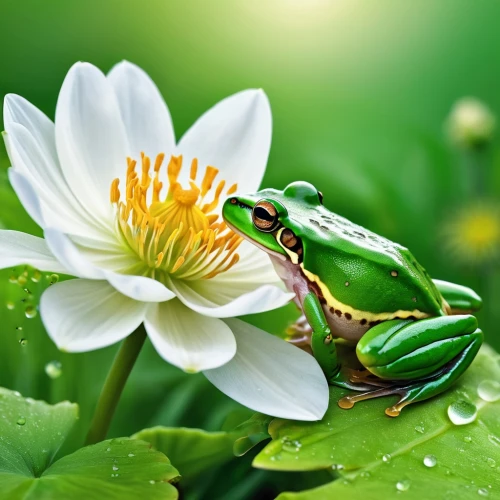green frog,frog background,pond flower,pond frog,litoria,green tree snake,pond lily,water lily flower,kissing frog,red-eyed tree frog,amphibians,flower of water-lily,basiliscus,water lily,spiralfrog,water lily leaf,amphibian,water frog,litoria fallax,pelophylax,Photography,General,Realistic
