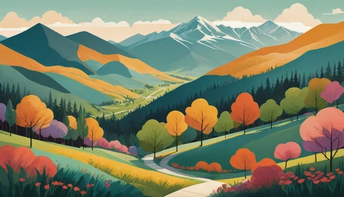 autumn mountains,fall landscape,alpine landscape,autumn landscape,mountains,mountain landscape,mountain scene,mountainous landscape,mountain flowers,autumn idyll,mountainsides,mountain meadow,autumn scenery,moutains,mountain range,salt meadow landscape,japanese alps,landscape background,autumn background,mountain,Illustration,Vector,Vector 08