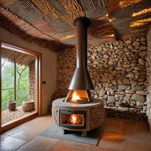 wood stove,fireplace,woodstove,fire place,stone oven,chimney,pizza oven,fireplaces,log fire,stove,hearth,chimney pipe,tin stove,gas stove,stone lamp,dovre,charcoal kiln,chimneypiece,home interior,inverted cottage,Photography,General,Realistic