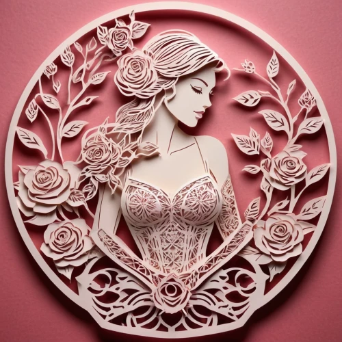 rose wreath,paper art,porcelain rose,guerlain,decorative plate,floral silhouette frame,floral ornament,art deco wreaths,floral silhouette wreath,art deco ornament,roses frame,decorative art,rose flower illustration,disney rose,sakura wreath,wreath vector,art deco woman,rose frame,wall decoration,decorative figure,Unique,Paper Cuts,Paper Cuts 03