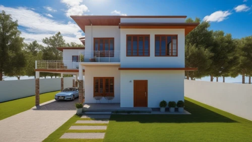 3d rendering,holiday villa,modern house,render,floorplan home,residential house,sketchup,two story house,house floorplan,small house,homebuilding,3d rendered,house front,house facade,model house,revit,villa,exterior decoration,modern building,duplexes,Photography,General,Realistic