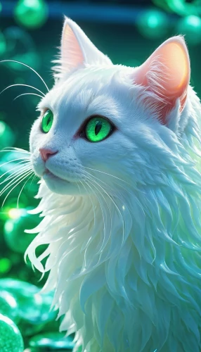 korin,white cat,emerald,malachite,cat vector,cathala,kasatka,patrol,green eyes,verdant,emeralds,miqati,verde,skyclan,riverclan,fel,starclan,gato,emerald sea,haku