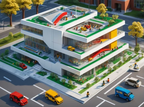 micropolis,lego city,car showroom,cubic house,cube house,voxel,lego building blocks,microdistrict,electric gas station,shopping center,superblocks,car dealership,fire station,isometric,cybertown,multistoreyed,lego blocks,3d rendering,minimart,shopping mall,Unique,Design,Infographics
