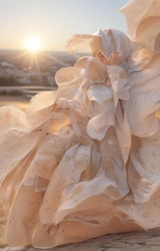 rolls of fabric,crumpled paper,dried petals,crumpled,crumpled up,piano petals,ruffles,crinolines,folded paper,handmade paper,cheesecloth,raw silk,fabric,moroccan paper,cleaning rags,fabric flowers,torn dress,organza,crepe paper,ruffle,Common,Common,Natural
