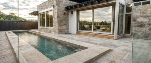 travertine,natural stone,pool house,outdoor pool,dug-out pool,glass tiles,landscape design sydney,fieldstone,luxury bathroom,hovnanian,landscape designers sydney,roof top pool,quartzites,polished granite,glass wall,stone floor,luxury property,natural stones,luxury home,swimming pool,Architecture,General,Modern,Mid-Century Modern