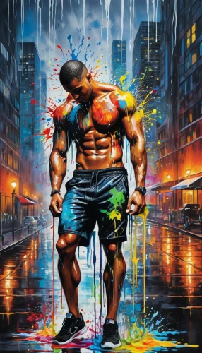 welin,jasinski,overeem,bodybuilding,strongman,heavy rain,rainmaker,drenched,world digital painting,hypertrophy,songkran,sagat,graffiti art,walking in the rain,rain shower,thibaudeau,osmin,splatterhouse,muscadelle,regen,Conceptual Art,Graffiti Art,Graffiti Art 08