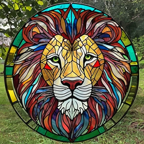 stained glass pattern,stained glass window,stained glass,glass painting,lion,panthera leo,lionnet,lion white,forest king lion,leos,roundel,round window,mosaic glass,stained glass windows,lionni,male lion,african lion,female lion,tigon,lion number,Unique,Paper Cuts,Paper Cuts 08