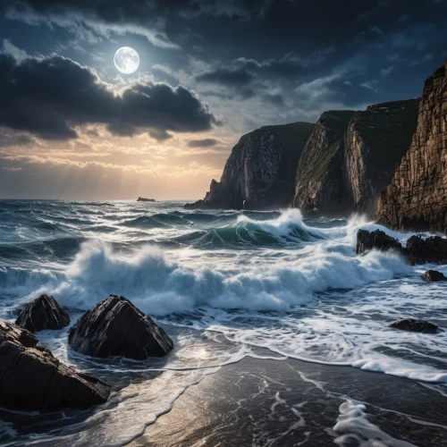 seascapes,durness,rocky coast,seascape,furore,landscape photography,black beach,stormy sea,dragonstone,coastal landscape,northern ireland,dark beach,inishowen,dunluce,cliff coast,jurassic coast,cliffs ocean,wildcoast,donegal,cliffs of etretat,Photography,General,Realistic