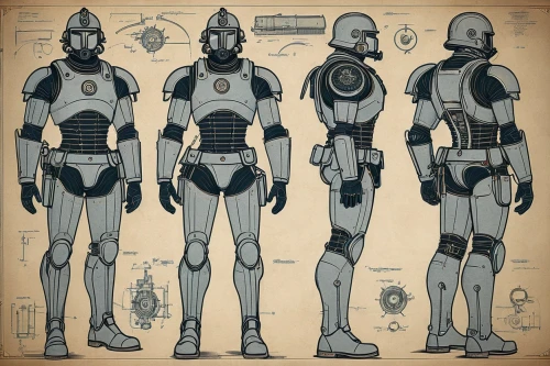 micronauts,cybermen,futurians,armors,cylons,battlesuit,cyborgs,droids,stamets,heavy armour,rebreathers,retro paper doll,knight armor,spacesuits,emmets,automatons,cylon,legionnaire,positronic,diving helmet,Unique,Design,Blueprint