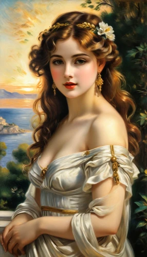 amphitrite,ariadne,thyatira,guinevere,diwata,the sea maid,messalina,frigga,inanna,aphrodite,circe,jessamine,persephone,bacchante,nereids,hermia,maenad,mervat,proserpina,margaery,Art,Classical Oil Painting,Classical Oil Painting 02