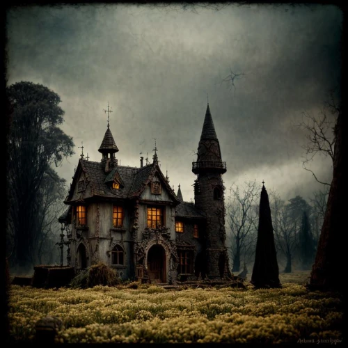 witch's house,ghost castle,witch house,haunted castle,the haunted house,haunted house,creepy house,fairytale castle,fairy tale castle,gothic style,old victorian,dark gothic mood,morganville,bonnycastle,victorian,haunted cathedral,house in the forest,castledawson,haversham,fairy house