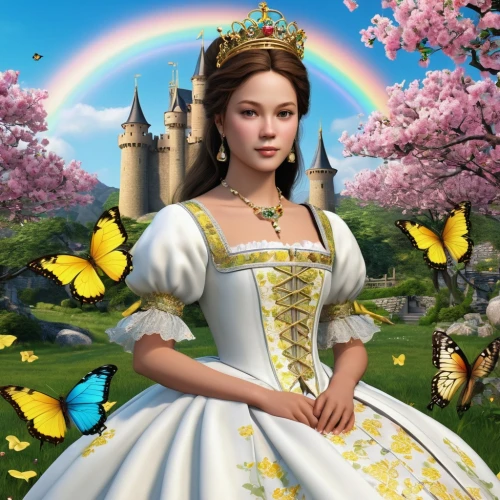 princess sofia,prinzessin,fairy tale character,prinses,fantasy picture,fairy queen,princesse,belle,celtic queen,frigga,butterfly background,derivable,fairy tale,rosa 'the fairy,faires,princessa,rosaline,nessarose,serafina,noblewoman,Photography,General,Realistic