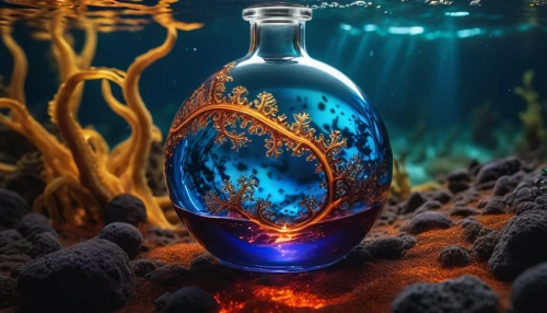 bioluminescence,bottle fiery,message in a bottle,poison bottle,bioluminescent,conjure,bottle of oil,isolated bottle,colorful glass,underwater background,submergence,chemiluminescence,bottle surface,waterglobe,potion,perfume bottle,colorful water,elemental,phytoplankton,undertow,Photography,Artistic Photography,Artistic Photography 01