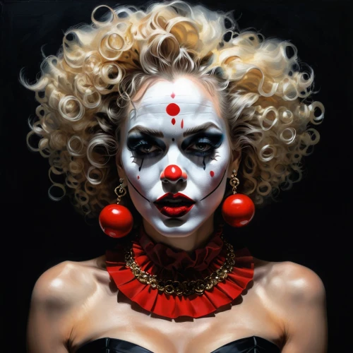 goude,horror clown,bodypainting,scary clown,clown,queen of hearts,klown,creepy clown,body painting,countess,pagliacci,rankin,bodypaint,harlequin,mesmero,mascarade,vampire woman,pennywise,kefka,freakshow,Photography,General,Fantasy