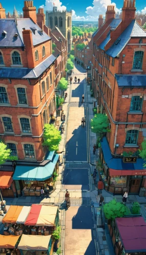 layton,sidestreets,brownstones,sidestreet,microdistrict,cloudstreet,waterstreet,townscapes,play street,street canyon,redbrick,hoenn,mytown,gastown,sinnoh,greystreet,gulch,motorcity,townscape,walkability,Illustration,Japanese style,Japanese Style 03