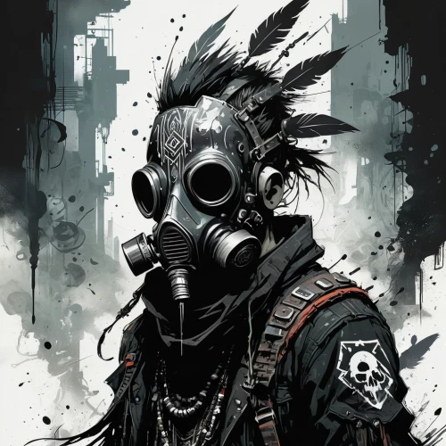respirator,streampunk,jackal,punk design,postapocalyptic,respirators,punk,chernovol,gas mask,eral,jourgensen,cyberpunks,grifter,post apocalyptic,gascoigne,neuromancer,powerman,pollution mask,holtzmann,bane,Conceptual Art,Sci-Fi,Sci-Fi 01